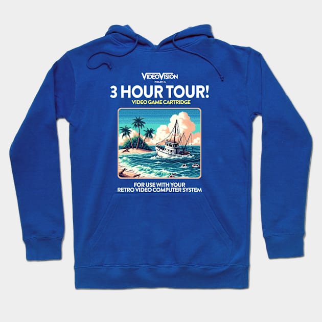 3-Hour Tour 80s Game Hoodie by PopCultureShirts